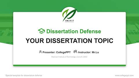 Muroran Institute of Technology Graduation Thesis Defense PPT Template