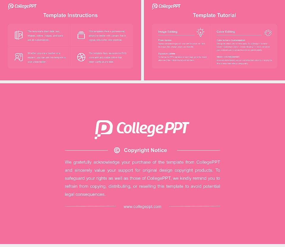 Meio University Academic Presentation/Research Findings Report PPT Template16:9 ratio PPT effect preview image5