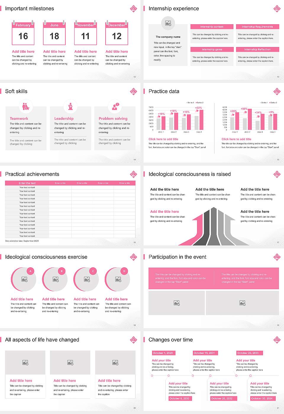 Meio University National Scholarship Defense PPT Template16:9 ratio PPT effect preview image3