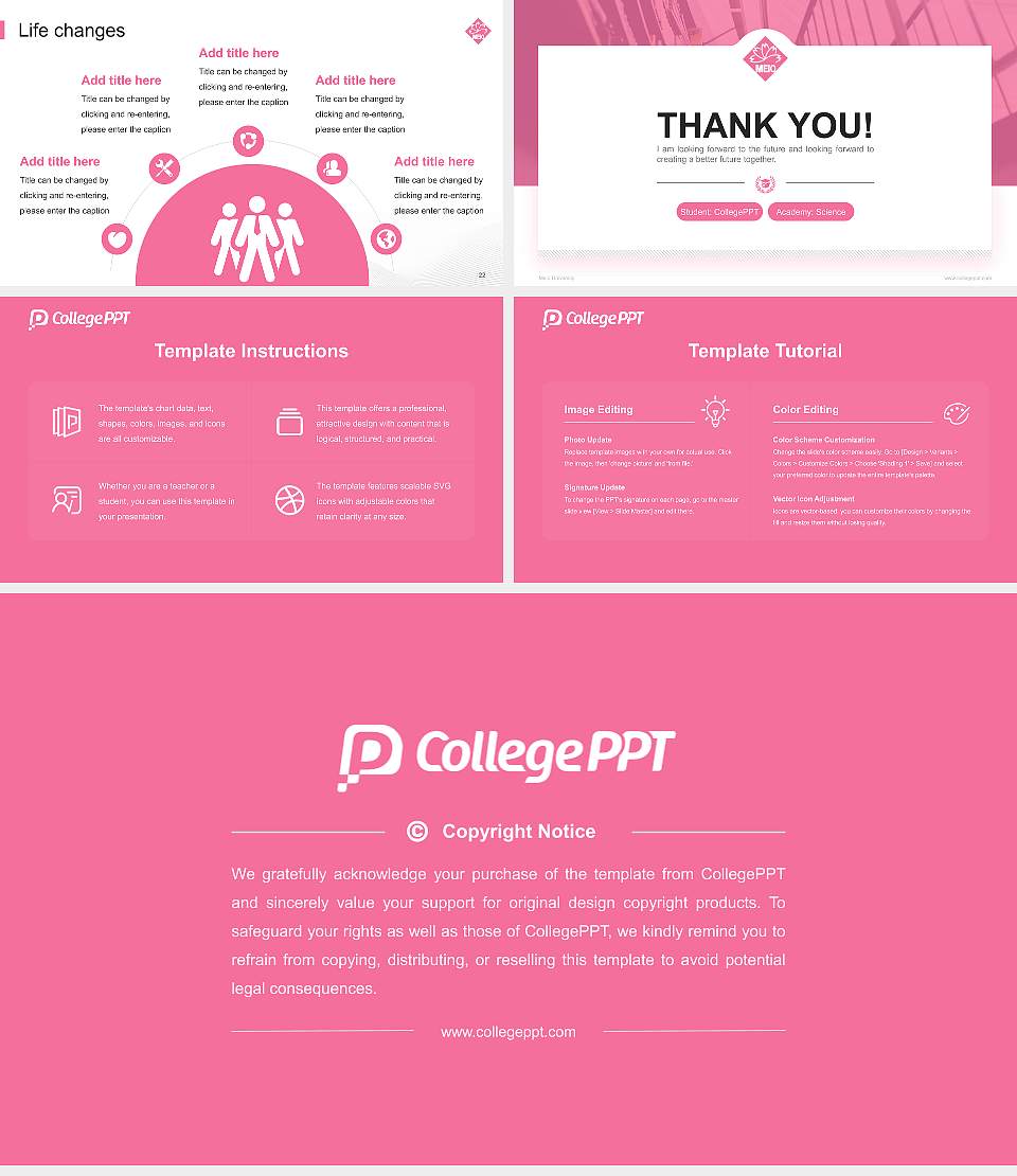 Meio University National Scholarship Defense PPT Template16:9 ratio PPT effect preview image4