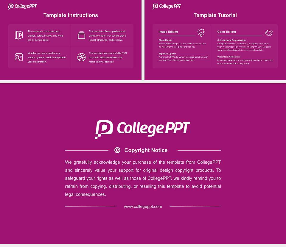 Musashino Gakuin University Academic Presentation/Research Findings Report PPT Template16:9 ratio PPT effect preview image5