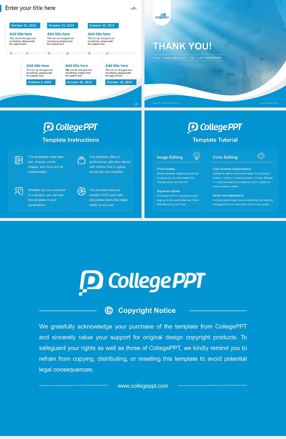 Miyazaki International College Lecture Sharing and Networking Event PPT Template4:3 ratio PPT effect preview image4