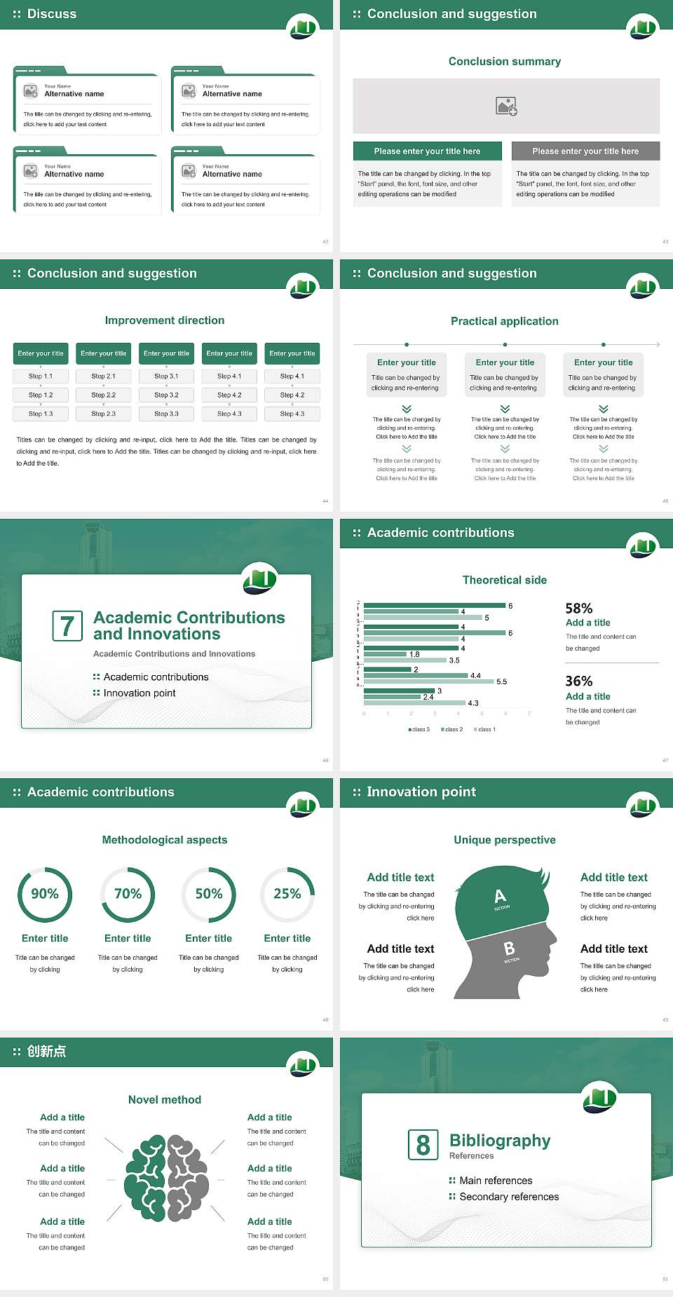 Morinomiya University of Medical Sciences Graduation Thesis Defense PPT Template4:3 ratio PPT effect preview image6