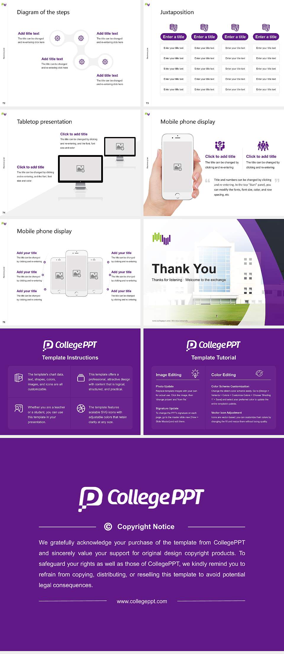 Morioka University Competition/Entrepreneurship Contest PPT Template4:3 ratio PPT effect preview image9