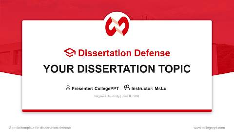 Nagaoka University Graduation Thesis Defense PPT Template