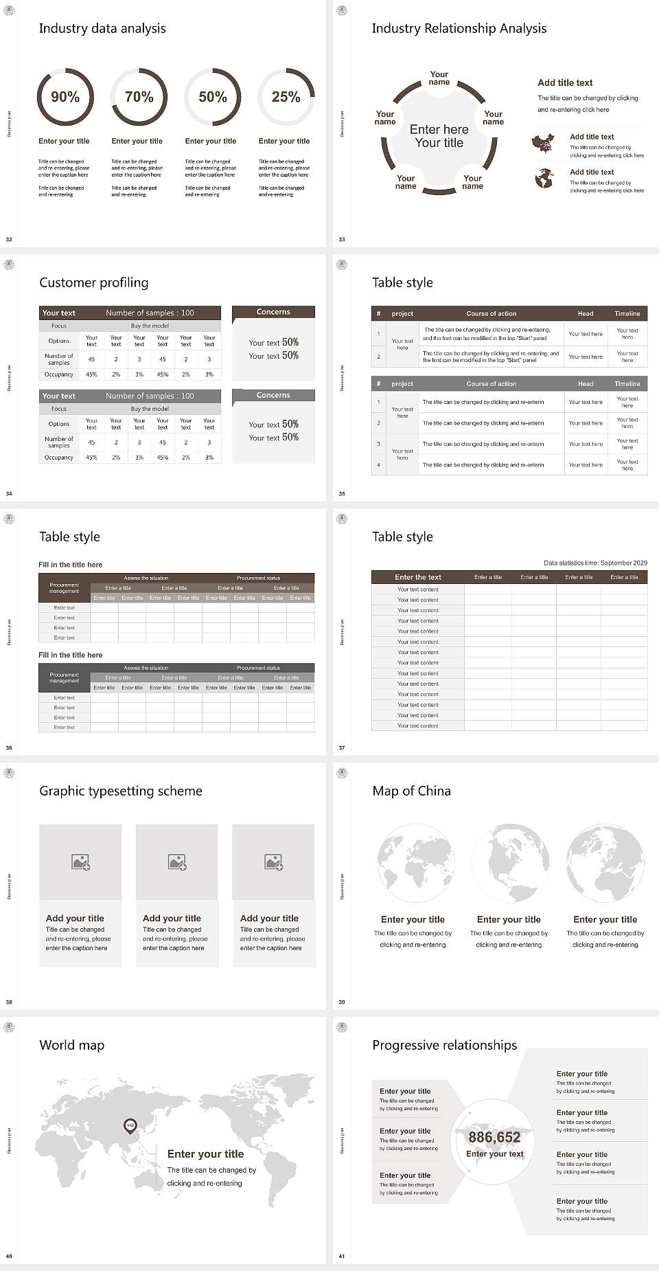 Minobusan University Competition/Entrepreneurship Contest PPT Template4:3 ratio PPT effect preview image5