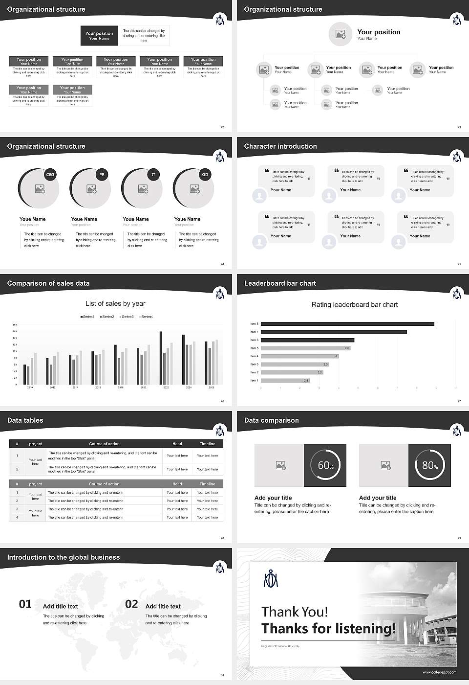 Nagasaki International University Academic Presentation/Research Findings Report PPT Template16:9 ratio PPT effect preview image4