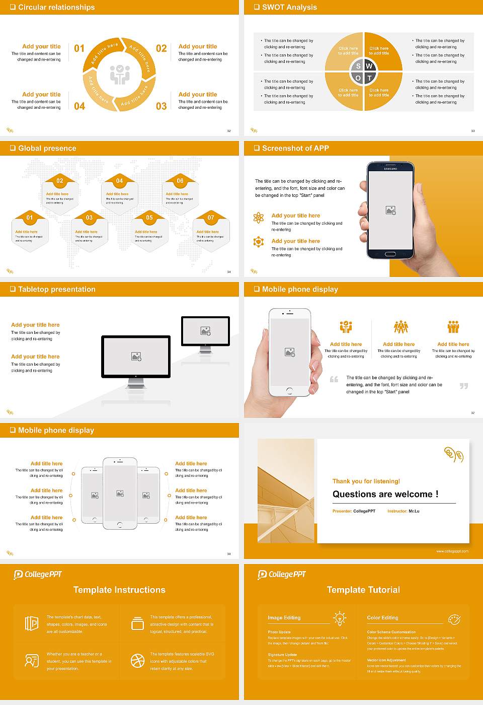Mie Prefectural College of Nursing General Purpose PPT Template16:9 ratio PPT effect preview image5
