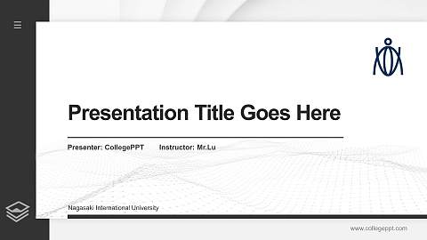 Nagasaki International University Thesis Proposal/Graduation Defense PPT Template
