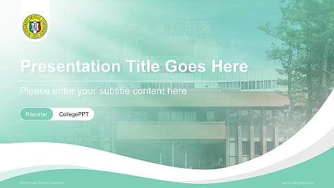 Matsumoto Dental University Lecture Sharing and Networking Event PPT Template