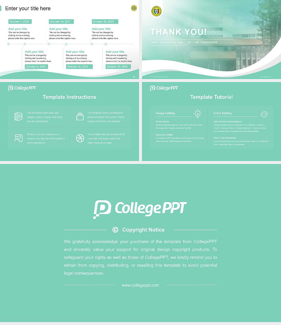 Matsumoto Dental University Lecture Sharing and Networking Event PPT Template16:9 ratio PPT effect preview image4