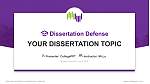 Morioka University Graduation Thesis Defense PPT Template