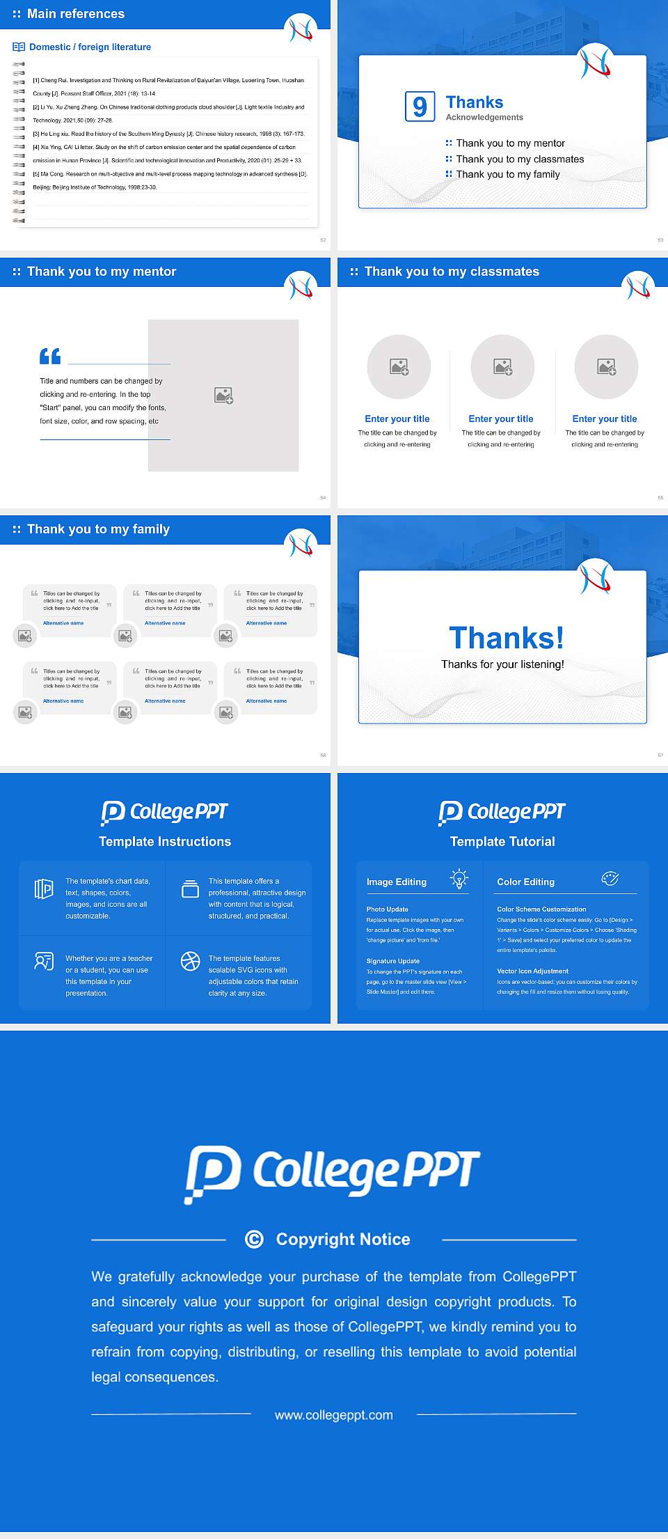 Nagaoka University of Technology Graduation Thesis Defense PPT Template4:3 ratio PPT effect preview image7