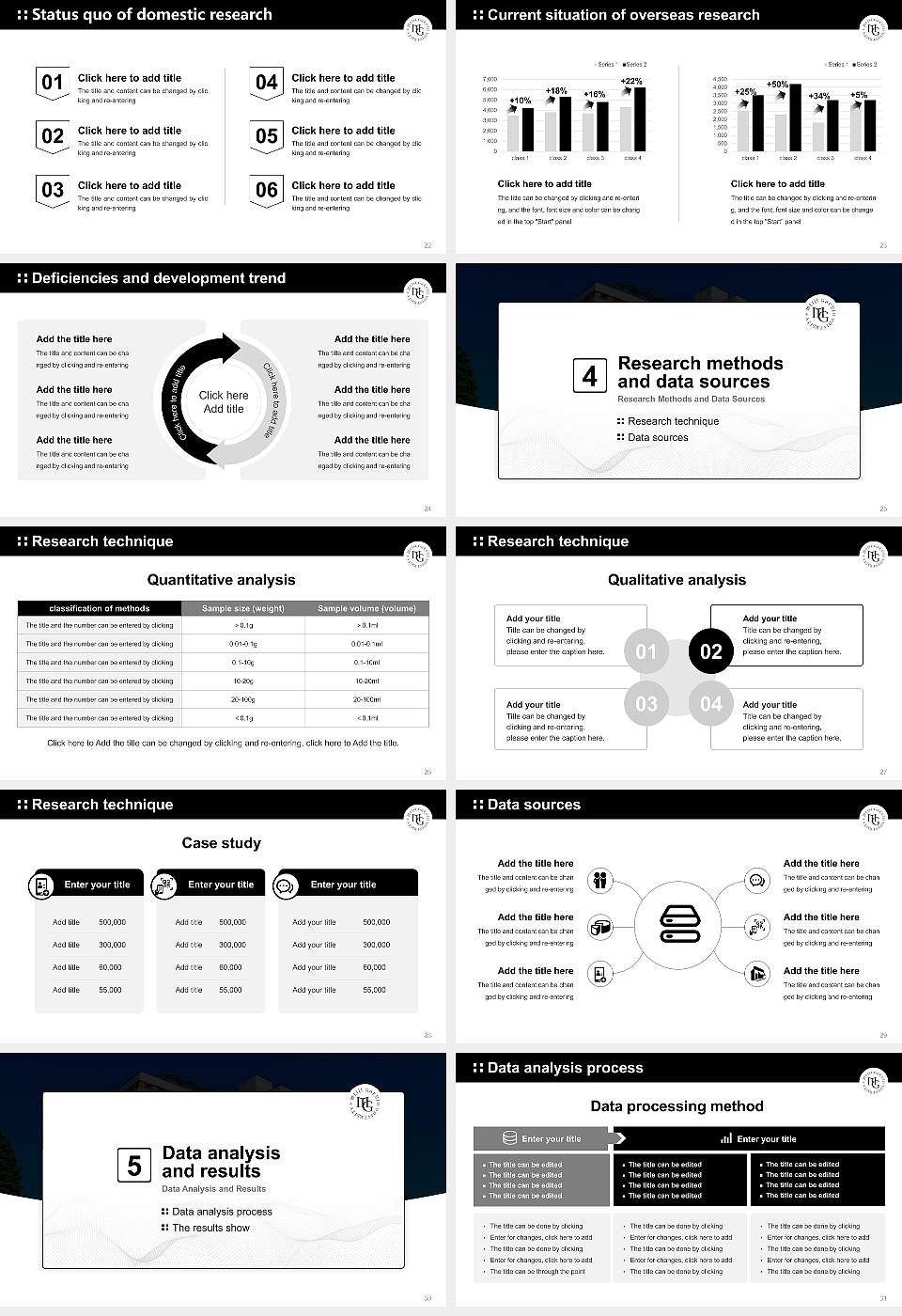 Meiji Gakuin University Graduation Thesis Defense PPT Template16:9 ratio PPT effect preview image4