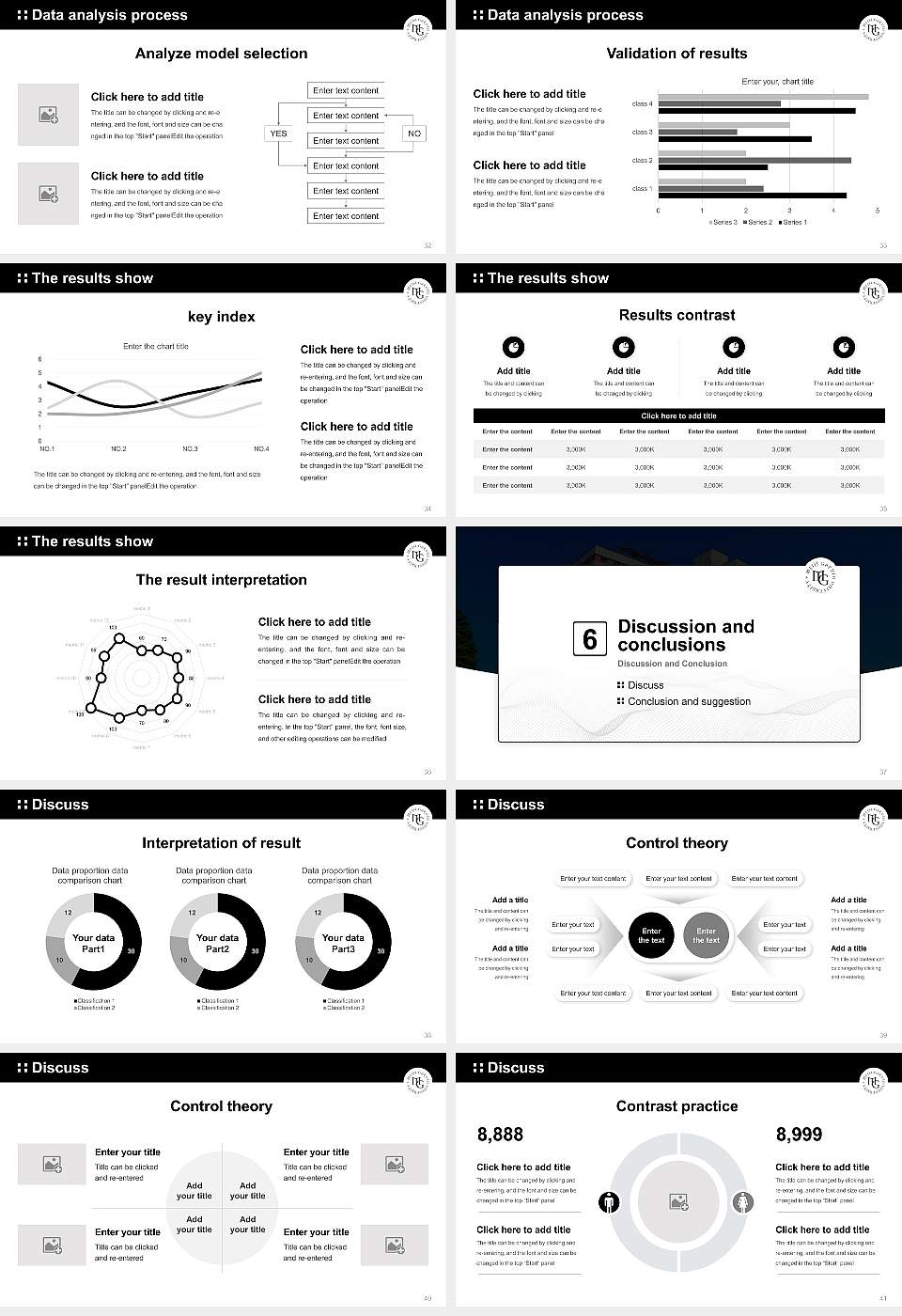 Meiji Gakuin University Graduation Thesis Defense PPT Template16:9 ratio PPT effect preview image5