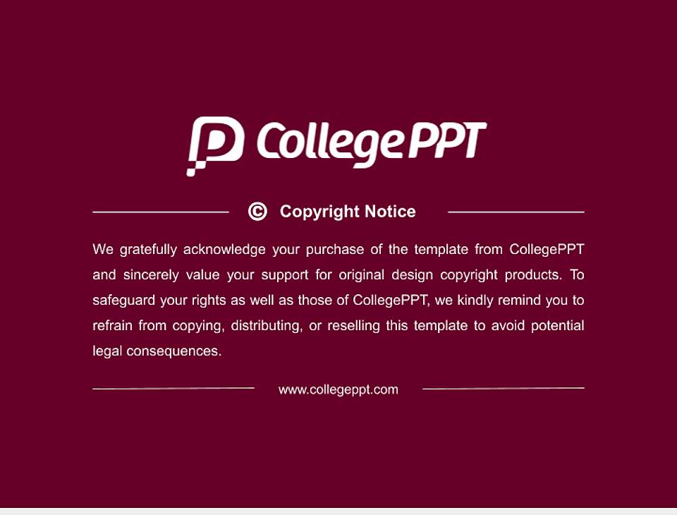 Momoyama Gakuin University of Education Resume PPT Template4:3 ratio PPT effect preview image5