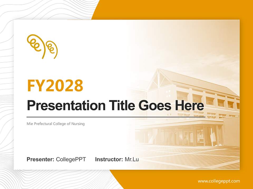 Mie Prefectural College of Nursing Academic Presentation/Research Findings Report PPT Template4:3 ratio PPT effect preview image5