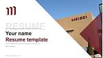 Meisei University Resume PPT Template