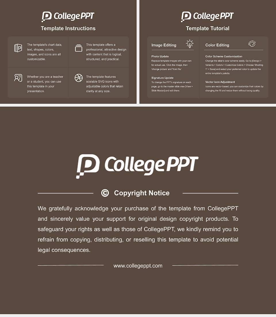 Minobusan University Course/Courseware Creation PPT Template4:3 ratio PPT effect preview image5