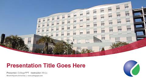 Minami Kyushu University Course/Courseware Creation PPT Template