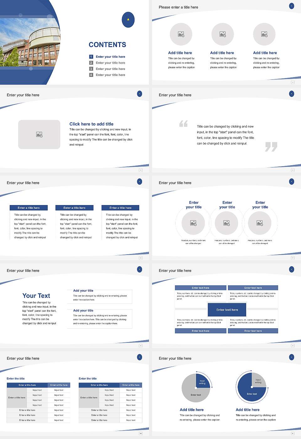Mejiro University Course/Courseware Creation PPT Template16:9 ratio PPT effect preview image2