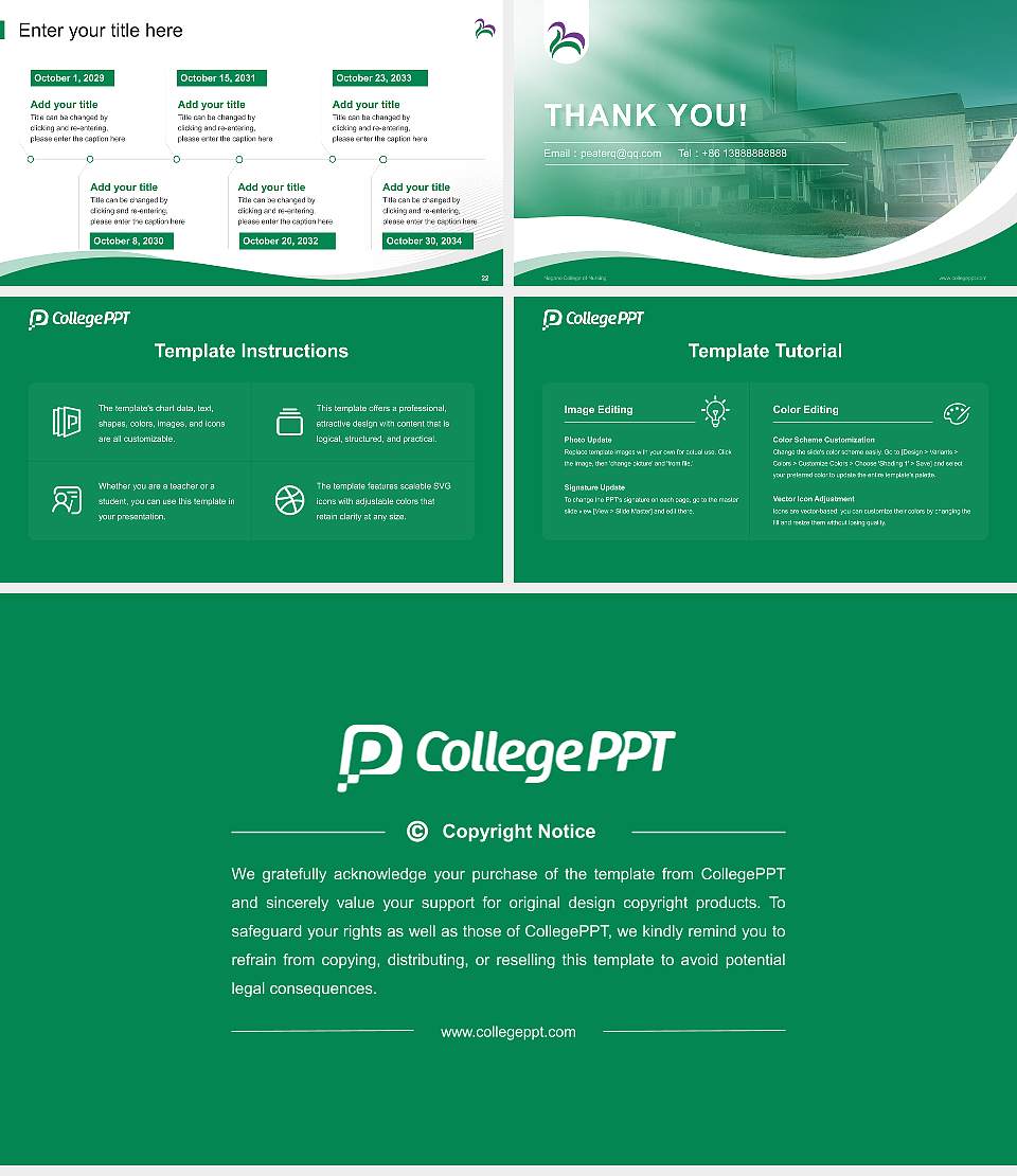 Nagano College of Nursing Lecture Sharing and Networking Event PPT Template16:9 ratio PPT effect preview image4