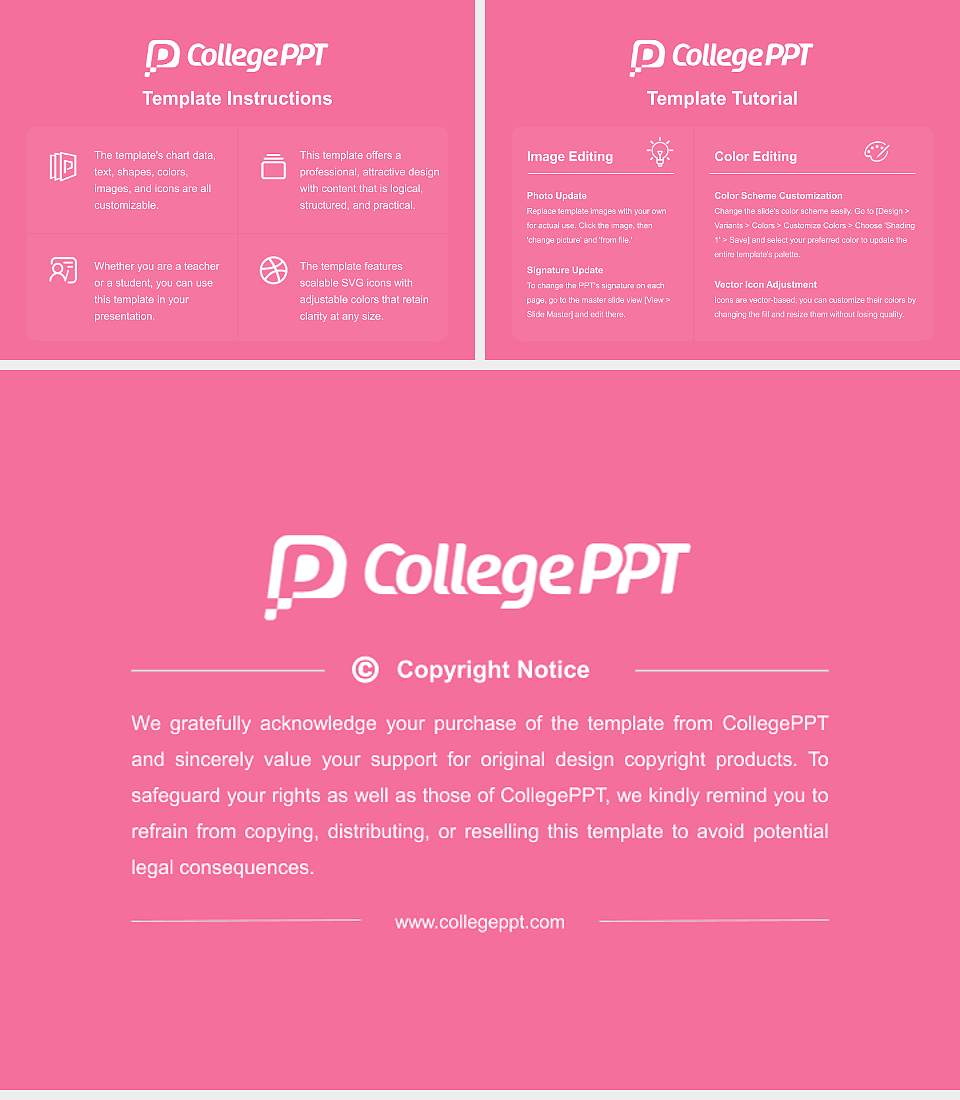 Meio University Course/Courseware Creation PPT Template4:3 ratio PPT effect preview image5