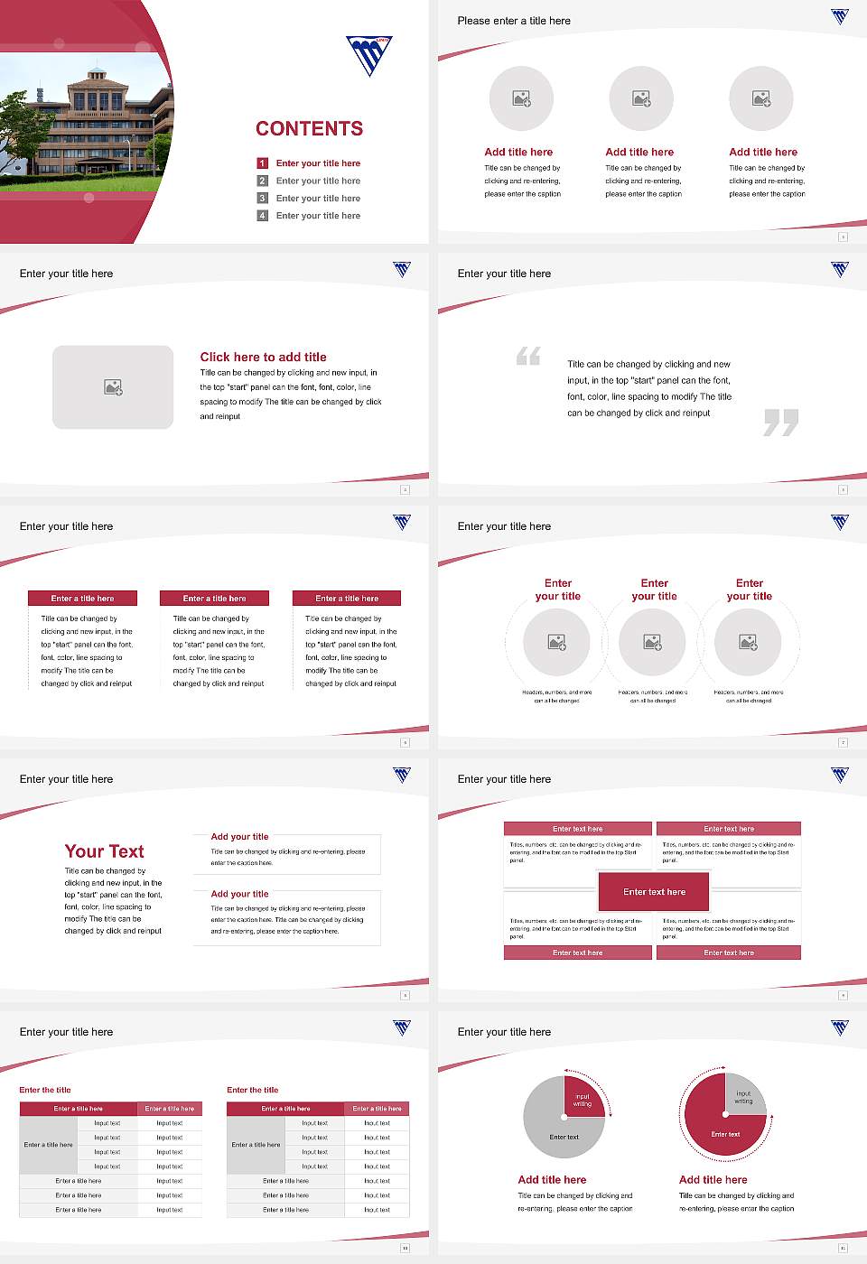 Miyazaki Sangyo-keiei University Course/Courseware Creation PPT Template16:9 ratio PPT effect preview image2