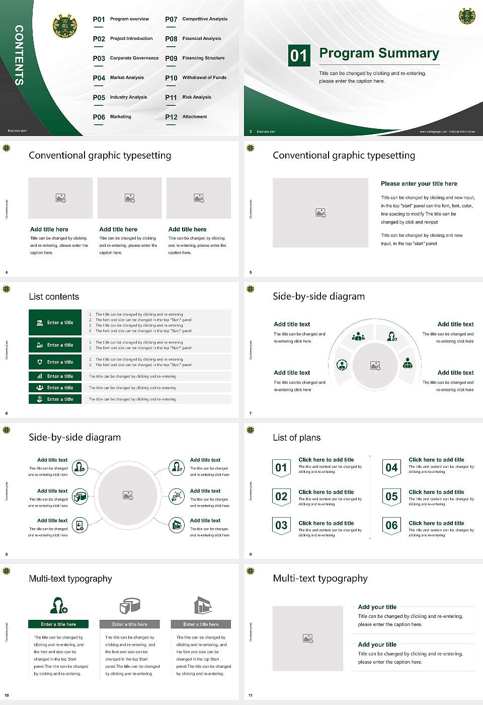 Miyagi University of Education Competition/Entrepreneurship Contest PPT Template16:9 ratio PPT effect preview image2