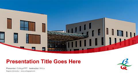 Nagano University Course/Courseware Creation PPT Template
