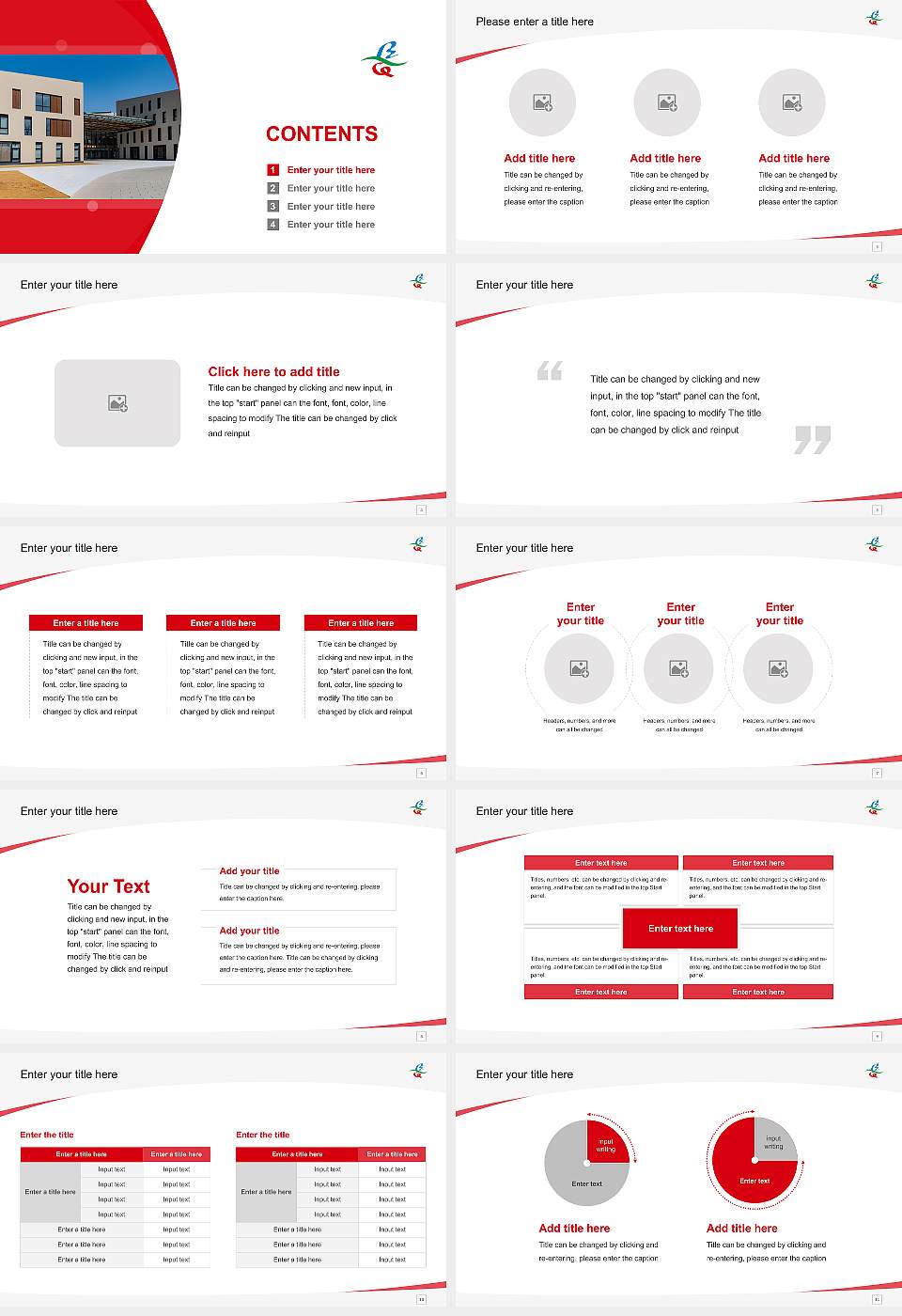 Nagano University Course/Courseware Creation PPT Template16:9 ratio PPT effect preview image2