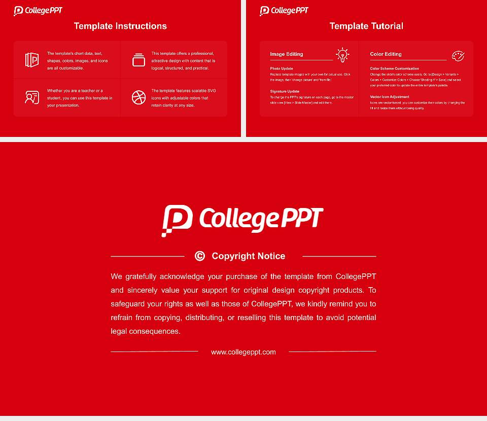 Nagano University Course/Courseware Creation PPT Template16:9 ratio PPT effect preview image5