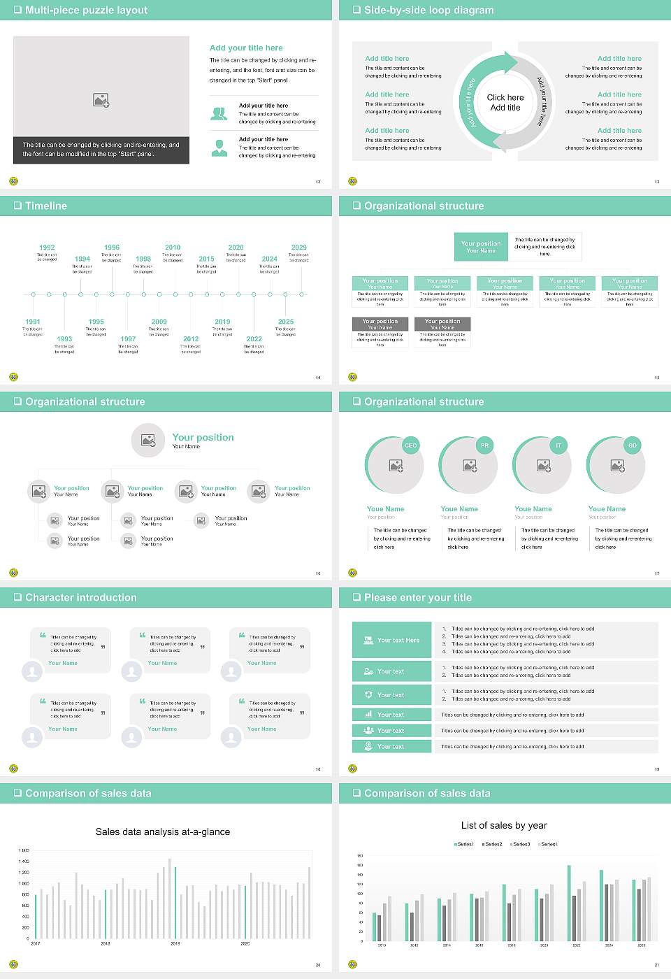 Matsumoto Dental University General Purpose PPT Template16:9 ratio PPT effect preview image3