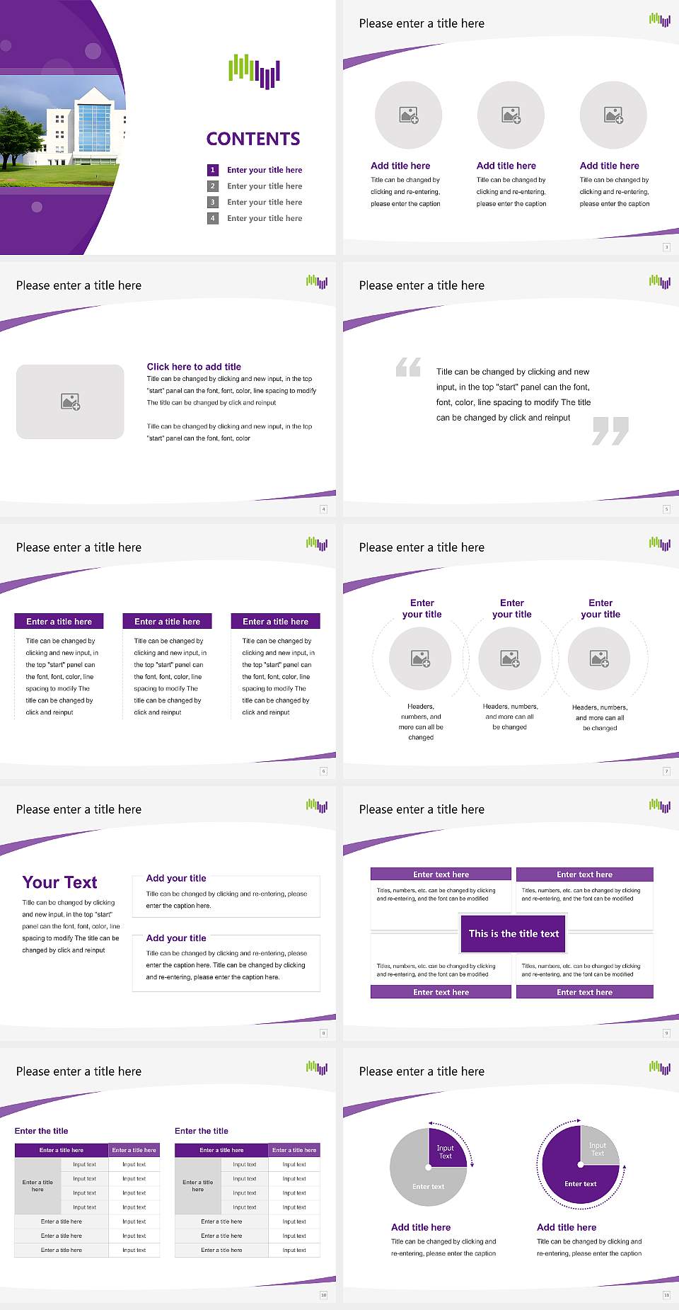 Morioka University Course/Courseware Creation PPT Template4:3 ratio PPT effect preview image2