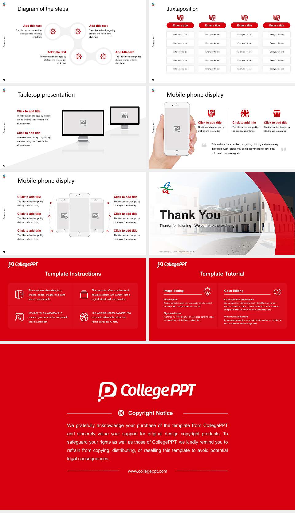 Nagano University Competition/Entrepreneurship Contest PPT Template16:9 ratio PPT effect preview image9