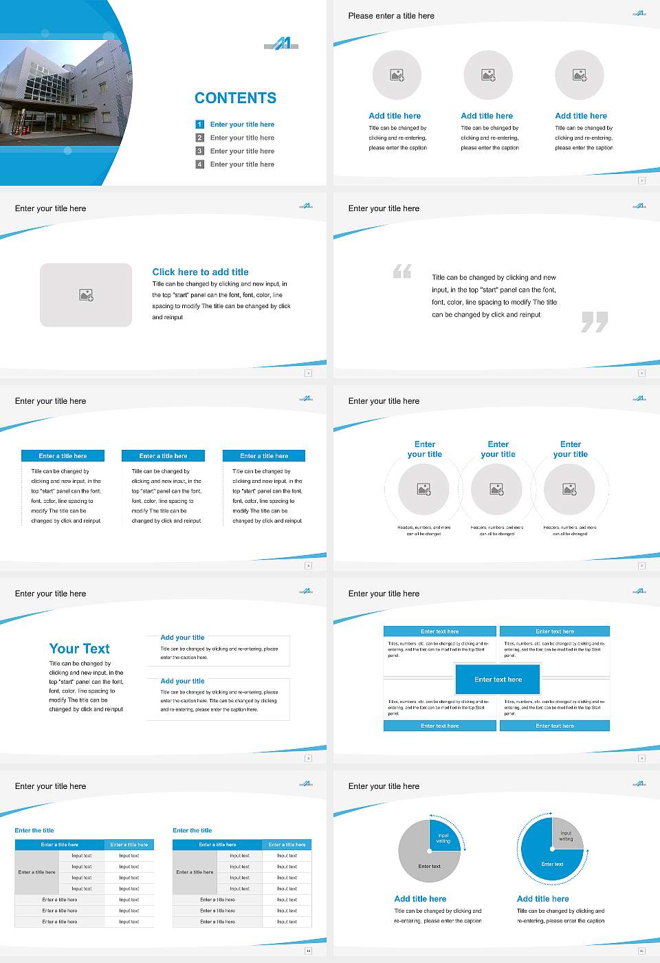 Miyazaki International College Course/Courseware Creation PPT Template16:9 ratio PPT effect preview image2