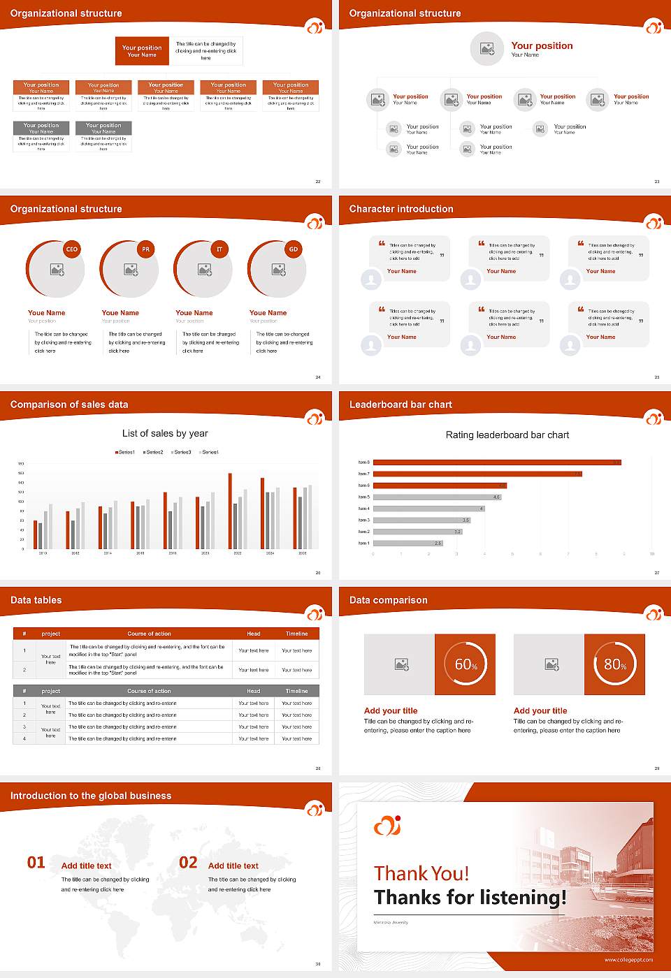 Mimasaka University Academic Presentation/Research Findings Report PPT Template16:9 ratio PPT effect preview image4