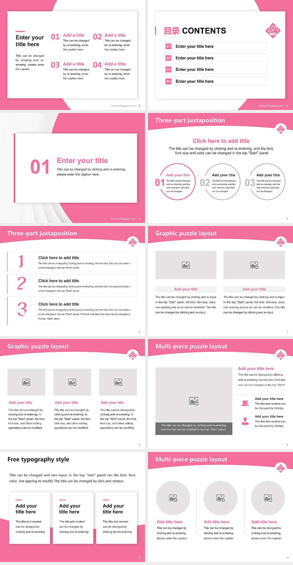 Meio University Academic Presentation/Research Findings Report PPT Template4:3 ratio PPT effect preview image2