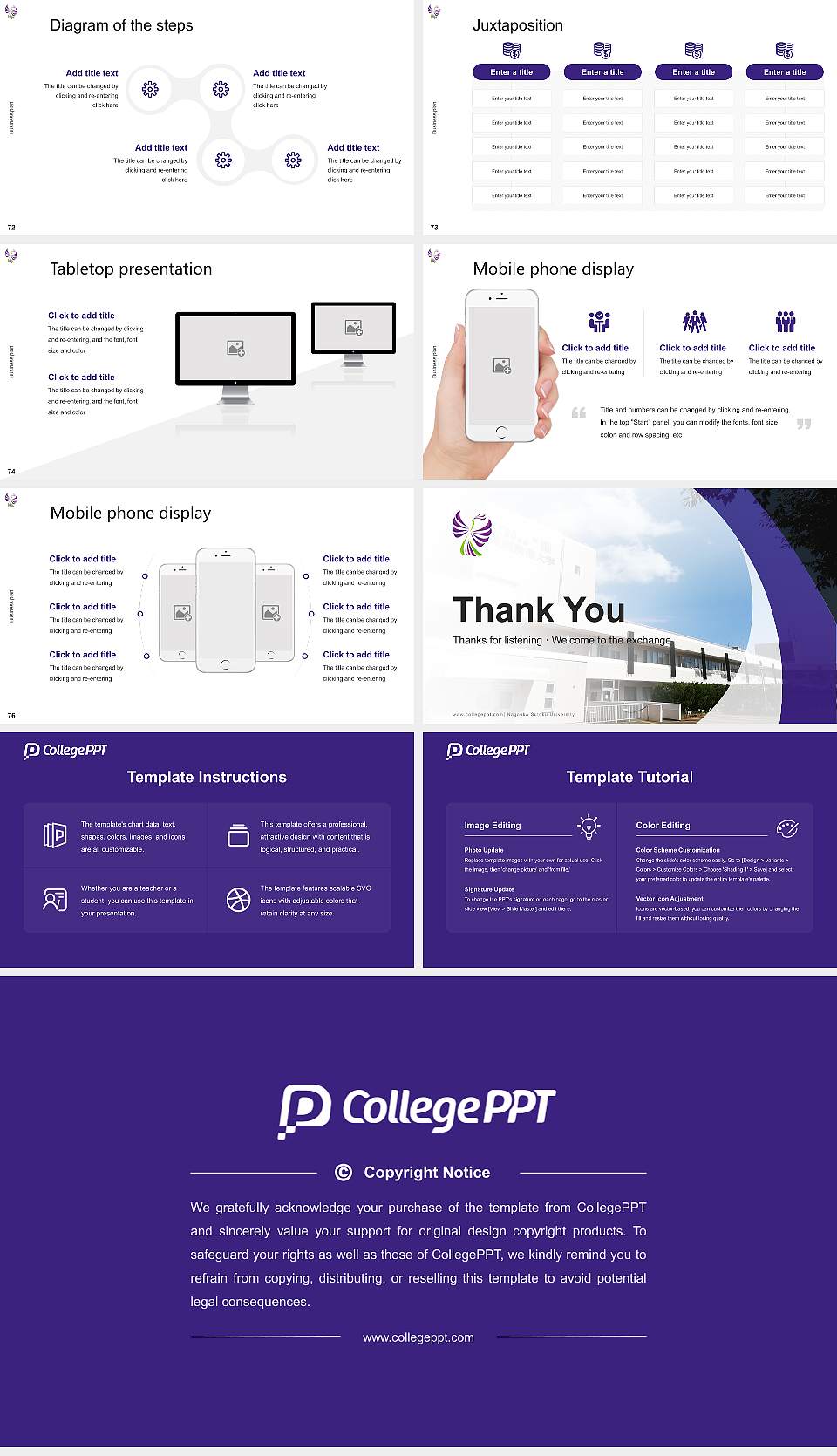 Nagaoka Sutoku University Competition/Entrepreneurship Contest PPT Template16:9 ratio PPT effect preview image9