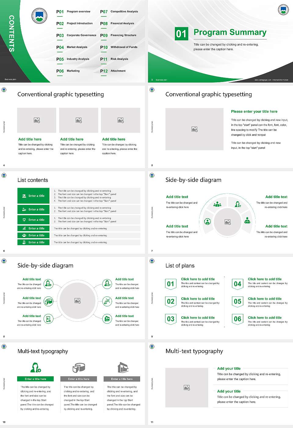 Matsumoto University Competition/Entrepreneurship Contest PPT Template16:9 ratio PPT effect preview image2