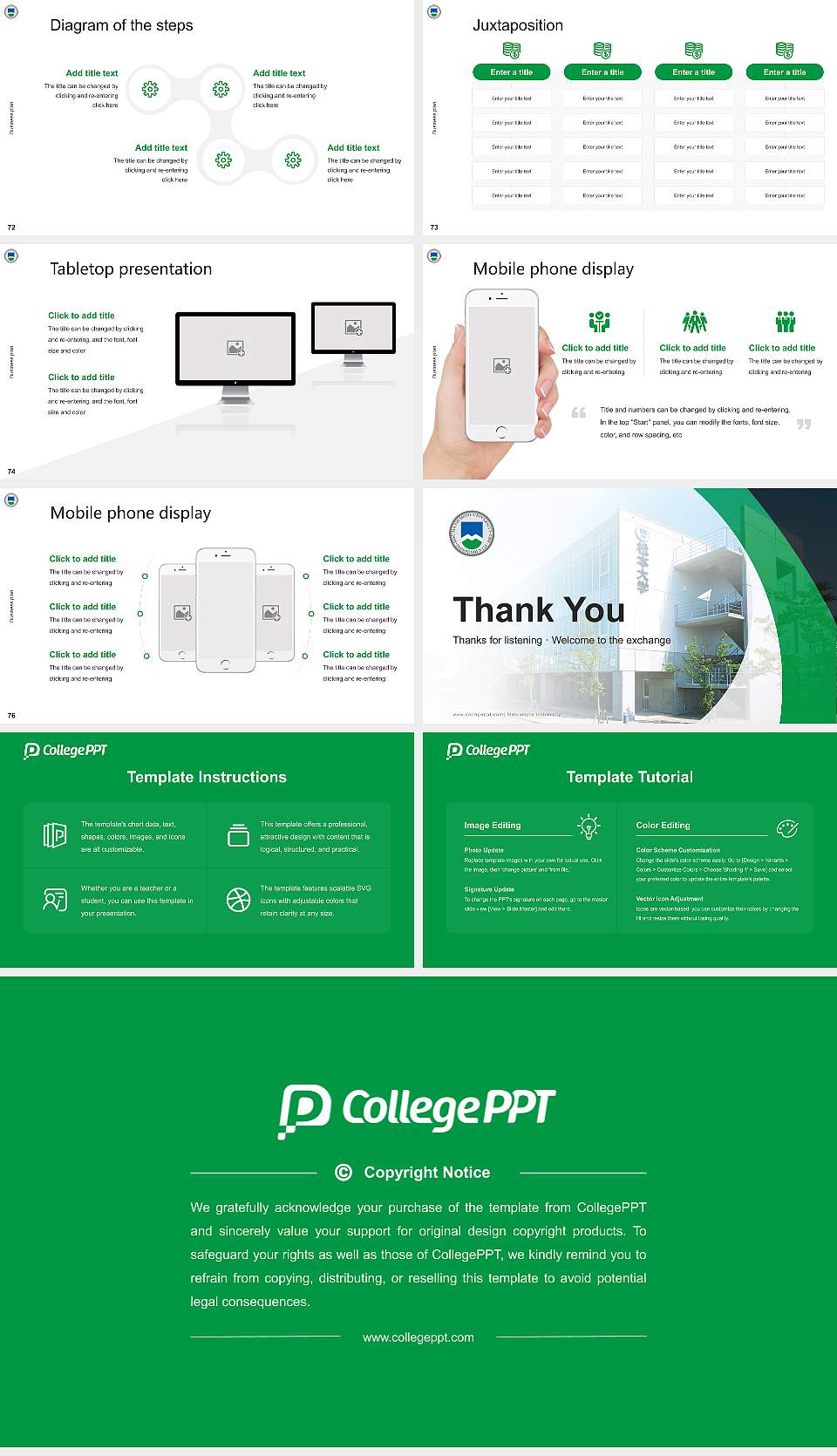 Matsumoto University Competition/Entrepreneurship Contest PPT Template16:9 ratio PPT effect preview image9