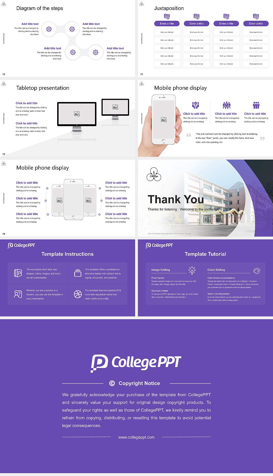 Matsuyama Shinonome College Competition/Entrepreneurship Contest PPT Template16:9 ratio PPT effect preview image9