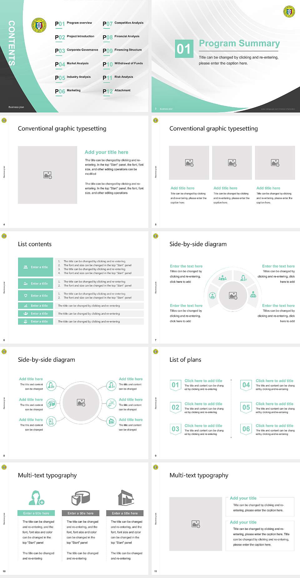 Matsumoto Dental University Competition/Entrepreneurship Contest PPT Template4:3 ratio PPT effect preview image2