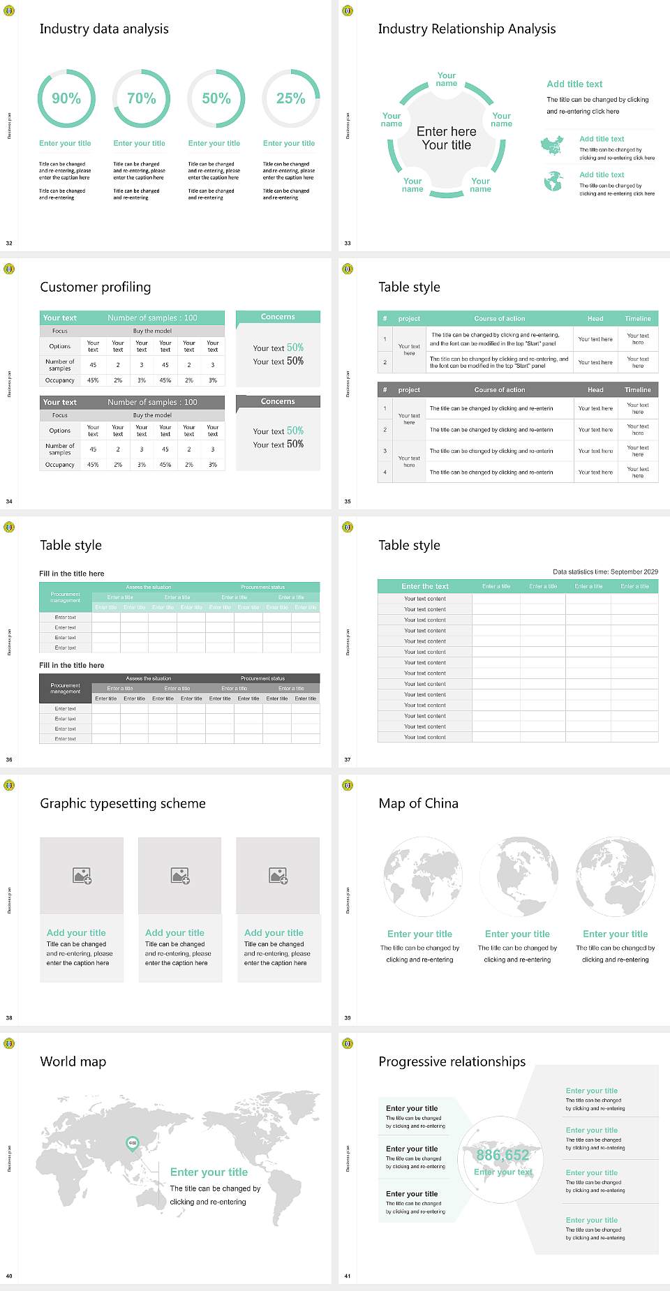 Matsumoto Dental University Competition/Entrepreneurship Contest PPT Template4:3 ratio PPT effect preview image5