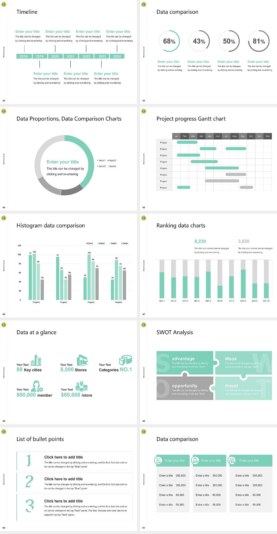 Matsumoto Dental University Competition/Entrepreneurship Contest PPT Template4:3 ratio PPT effect preview image6