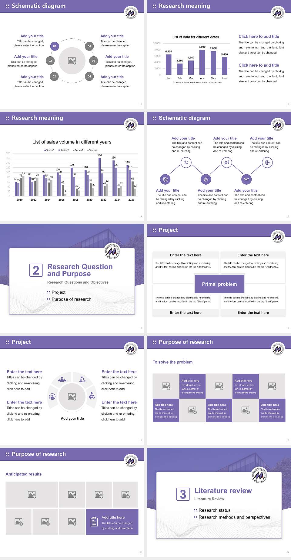 Musashino Academia Musicae Graduation Thesis Defense PPT Template4:3 ratio PPT effect preview image3