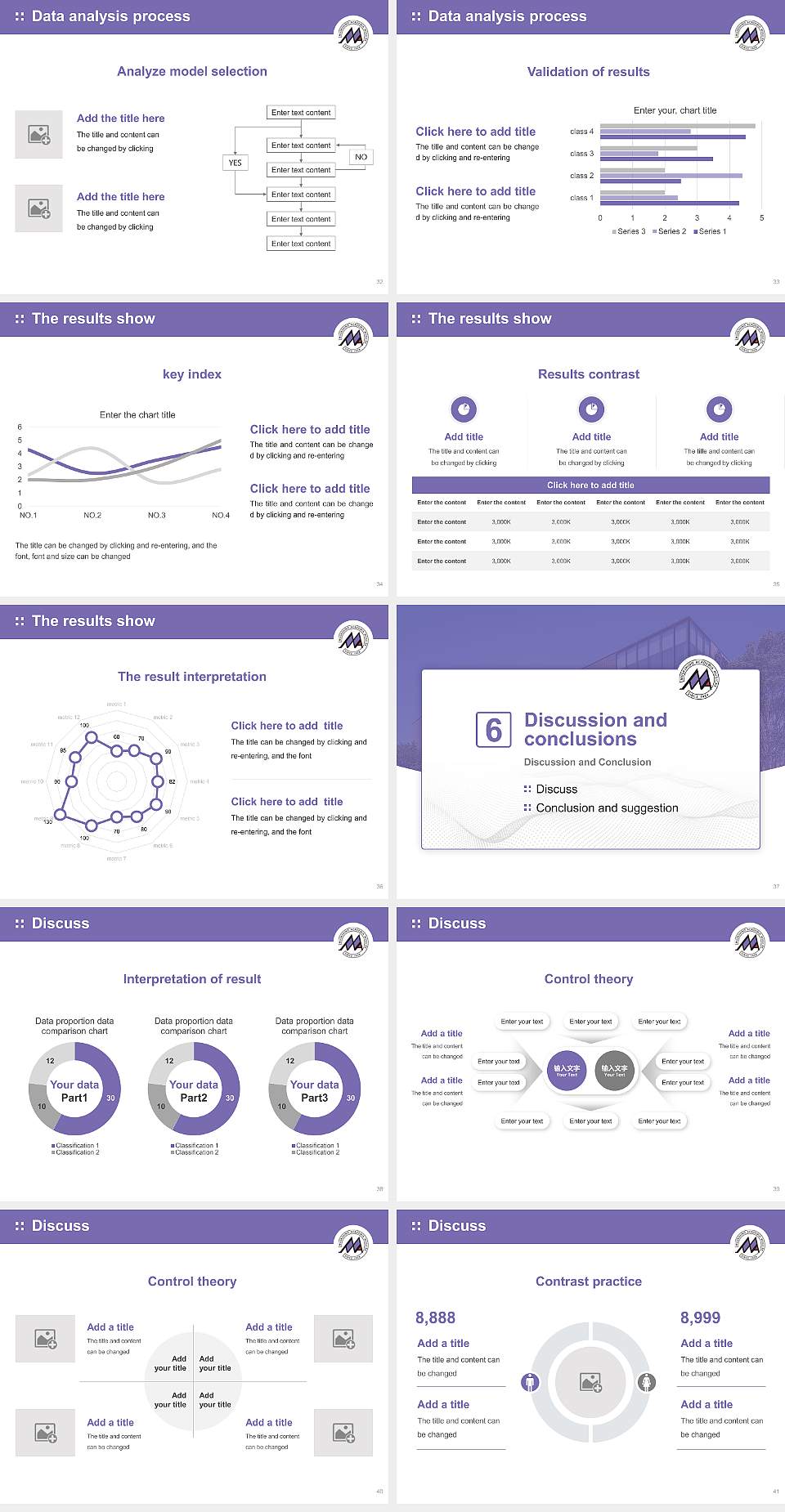 Musashino Academia Musicae Graduation Thesis Defense PPT Template4:3 ratio PPT effect preview image5