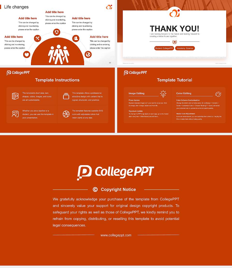 Mimasaka University National Scholarship Defense PPT Template16:9 ratio PPT effect preview image4