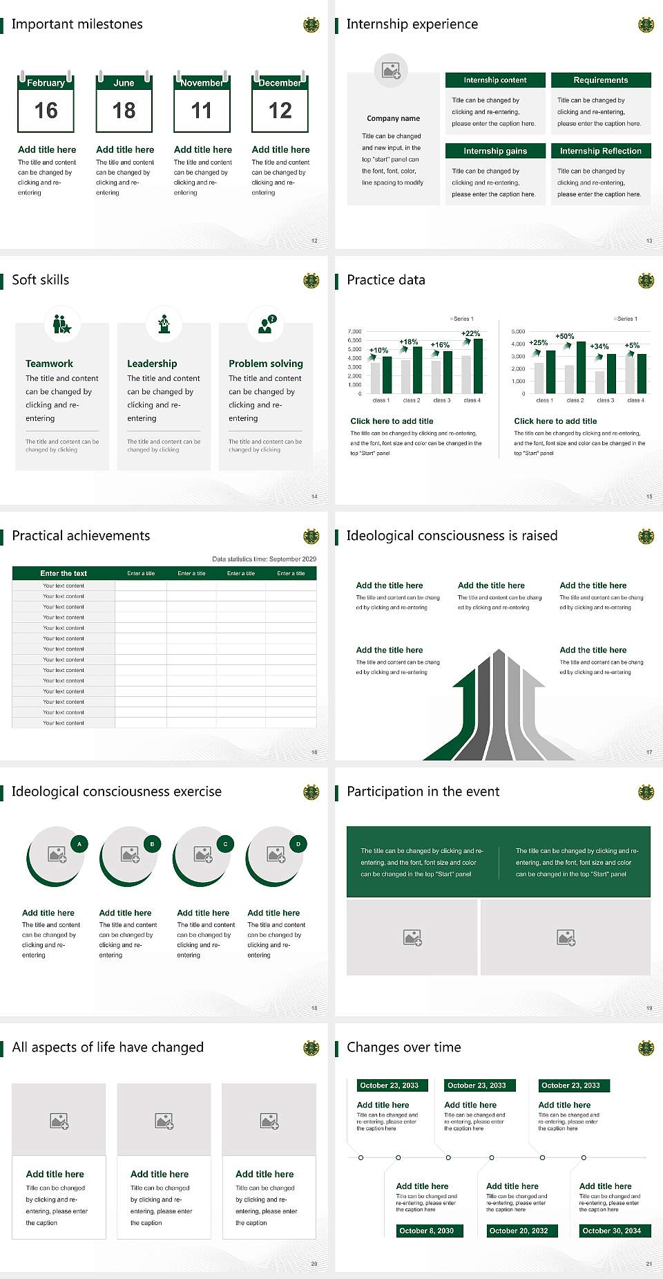 Miyagi University of Education National Scholarship Defense PPT Template4:3 ratio PPT effect preview image3