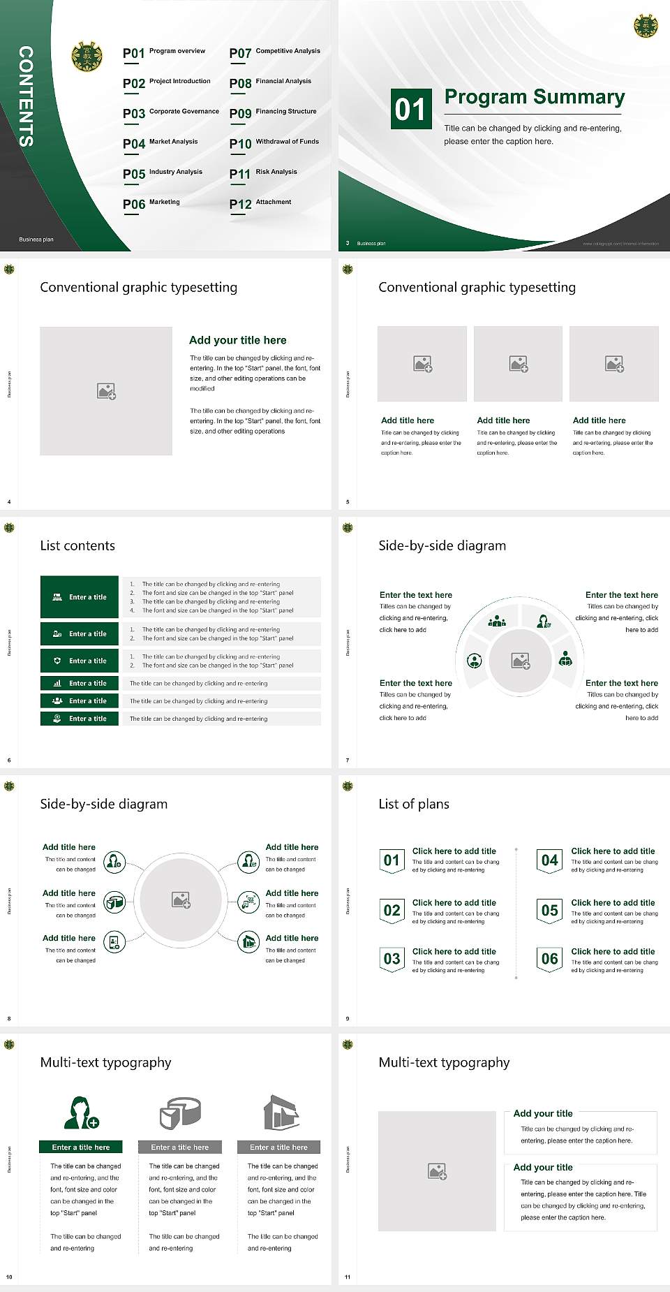 Miyagi University of Education Competition/Entrepreneurship Contest PPT Template4:3 ratio PPT effect preview image2